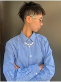 【morio】刈り上げ　女子　毛束　ツーブロ　ショート♪