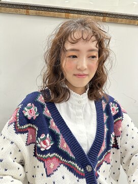 エアー 横浜(AIR) 【寺本】クルクルパーマカジュアルレイヤー