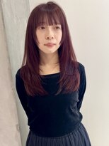 ヨーク(YOKE)&nbsp;【YOKE】グレージュ切りっぱなしボブ外ハネボブレイヤーボブ