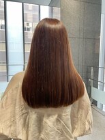 エルサフィロ ヨドヤバシ(el zafiro yodoyabashi) オレンジカラー 髪質改善トリートメント