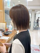 モリオ フロム ロンドン サッポロファクトリー店(morio FROM LONDON) 【morio】札幌ボブ ぱつっと外ハネ軽めボブ