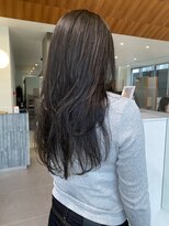 ローレンアオ(LOREN AO)&nbsp;オリーブグレージュ/レイヤーロング/透明感カラー/秋カラー