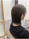 切りっぱなしボブ