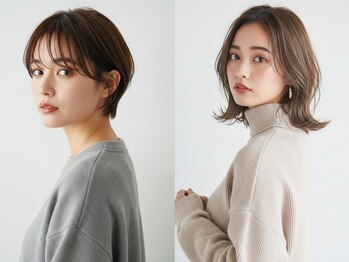 ライフイズ 磐田本店(Life is...)の写真/骨格と髪質に合わせてカット、乾かすだけで再現できるショート、ボブ【磐田/ショートヘア/ボブ髪質改善】