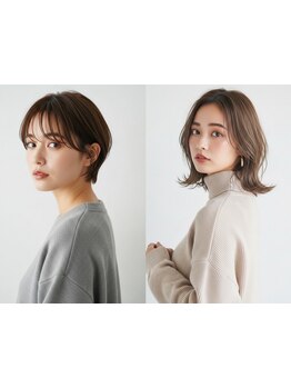 骨格と髪質に合わせてカット、乾かすだけで再現できるショート、ボブ【磐田/ショートヘア/ボブ髪質改善】
