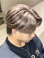 ミヤビ(MIYAVI)&nbsp;【MIYAVI】ミルクティーバレイヤージュ/リバースセンターパート