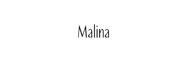 Malinaのサロンヘッダー