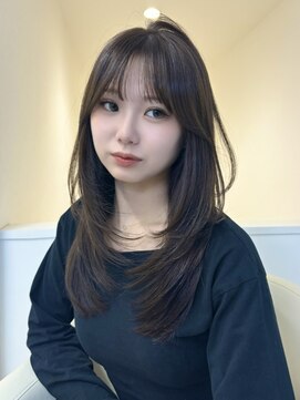 アイトーキョーエス 渋谷(AI TOKYO S) 着物ヘア/ダークアッシュ/ミディアムレイヤーカット/渋谷