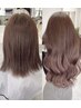 【jrスタイリスト限定】艶カラー&羽エクステ(ダブル)60本63800円→35500円