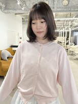 ノウハウ タニマチ(KNOWHOW tanimachi) 顔まわりレイヤー/ナチュラルくびれスタイル/重めバング
