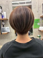 アシャベース 芦屋(asha VaSE)&nbsp;ダークパープル/ナチュラルショート/ミルクブラウン/夏/芦屋