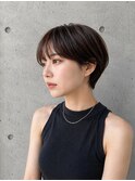 ショートカット×白髪ぼかし、ハイライト×縮毛矯正×髪質改善