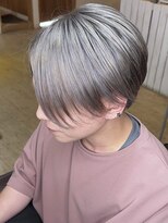 ブレイズヘアー(BLAZEhair) 【他店失敗修正】ホワイトシルバー×ブリーチ3回
