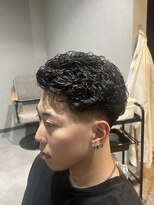 スウェル 成田店(Swell)&nbsp;オールバックパーマ [#成田 #MEN'S #メンズサロン]