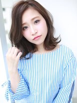 アグ ヘアー カノン 塚本店(Agu hair kanon) 斜めバングミディ☆温感スタイル