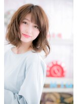 ヘアアンドビューティー ミック(Hair & Beauty miq) 洗いっぱなしのような**束感ミディ**a(miq阿佐ヶ谷) 