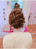 ミディアムもこもこアップ