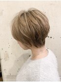 20代30代40代50代小顔大人可愛い西葛西ハイトーンひし形ショート
