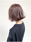 ハイライトmixベージュピンク/カール◎20代30代40代50代
