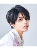 ハンサムショート/アッシュブラック/20代30代40代50代