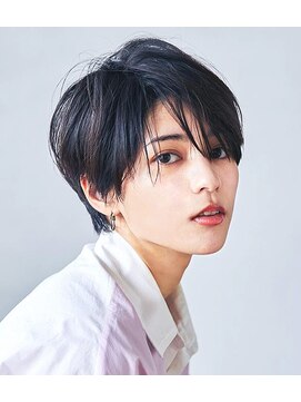 ビアンコカーロ 用賀店(Bianco caro) ハンサムショート/アッシュブラック/20代30代40代50代