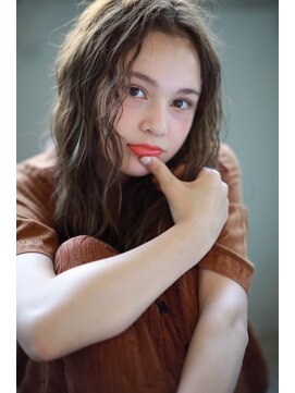 リアン(Lien) Lien☆フォギーベージュxセミウェットウェーブ　立川