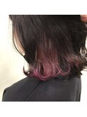 ♪カラーに遊び心♪インナーカラー♪