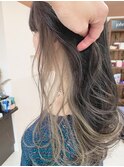 インナーカラー(イヤリングカラー)