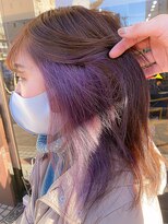 エルメ バイ アンフィー(Elme by anphi)&nbsp;【Elme　野呂】イヤリングカラー×ラベンダーカラー