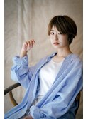 前髪長めショート