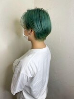 レイール 下北沢(Reir)&nbsp;【Reir下北沢】*マニッシュショート+ターコイズグリーン*