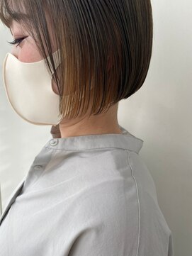 ジーナ 博多(Zina) 【Zina】ボブショート/シースルバング/透明感/20代30代40代