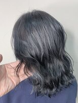 フロート 小阪店(float)&nbsp;アッシュグレー_マロンベージュ Aラインボブ かきあげ