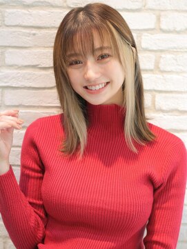 アグ ヘアー ピリカ 千歳店(Agu hair pirca) 《Agu hair》おしゃ感★インナーベージュセミディ