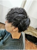 ジェルWAXでパーマスタイル