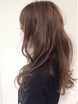 エヌプラス(N+) ☆ひし形シルエットヴェールウェーブブルージュ