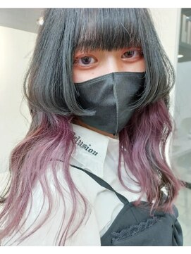 パープル(purple) インナーカシスピンク