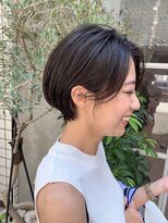 フィルムス 横浜(FILMS) ショートパーマデジタルパーマレイヤーカット前髪カット/横浜