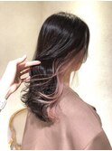 【Quartett】インナーカラー×サーモンピンク