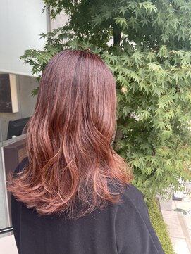 エム インターナショナル 春日部本店(EMU international) 大人上品ピンクカラーで白髪も撃退！