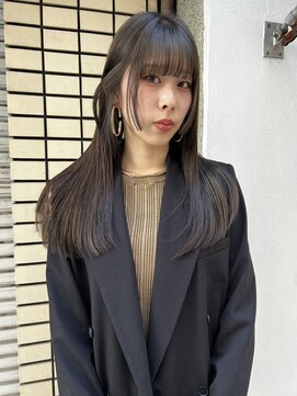 ロチカバイドールヘアー 心斎橋(Rotika by Doll hair) ストレートスタイル 顔周りカット◎