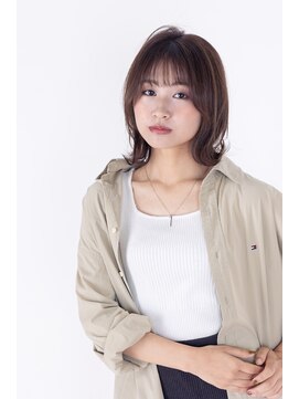 ブリング バイ スノードロップ 吉祥寺(BRING by Snowdrop) 黒髪/グレーベージュ/レイヤーロング/前髪パーマ/吉祥寺