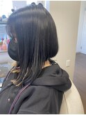 個性派ボブ