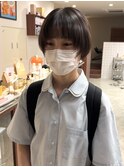【Look at】20代30代40代マニッシュショート透明感アッシュ