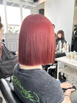 イヴ 原宿(I've)&nbsp;ぷつっとボブ×チェリーピンク【原宿/i've】tomoya