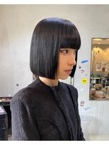 チクロ(ticro)&nbsp;【チクロ】黒髪ボブ/切りっぱなしボブ/クレオパトラボブ