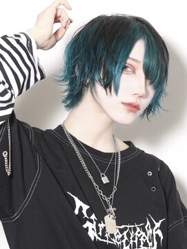 ガルテ(GARTE) ウルフカット/ウルフ/中性的/アンブレラカラー