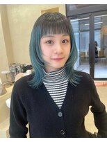 スニュウ(snuw)&nbsp;【snuw mina】レイヤーカット/オン眉カット/デザインカラー