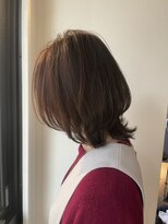 ケイトブラウン(KATE BROWNE)&nbsp;ウルフレイヤー/ウルフカット/ベージュ/30代髪型