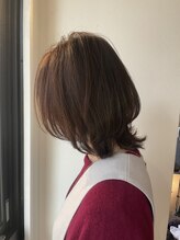 ケイトブラウン(KATE BROWNE) ウルフレイヤー/ウルフカット/ベージュ/30代髪型